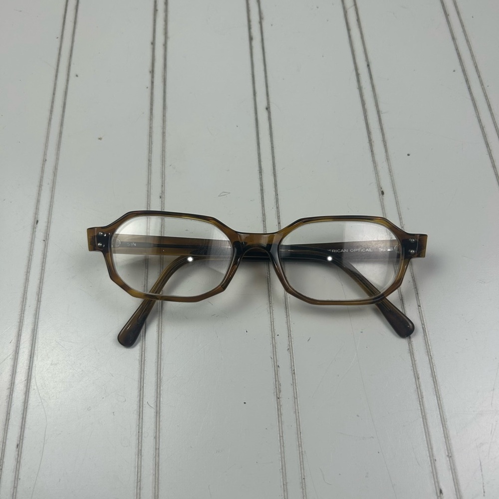 American Optical Tortoiseshell Rectangular Readin… - image 5